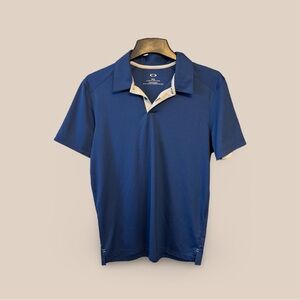 Oakley - Short Sleeve Polo - Men's Medium, Color: Blue - Like New Condition